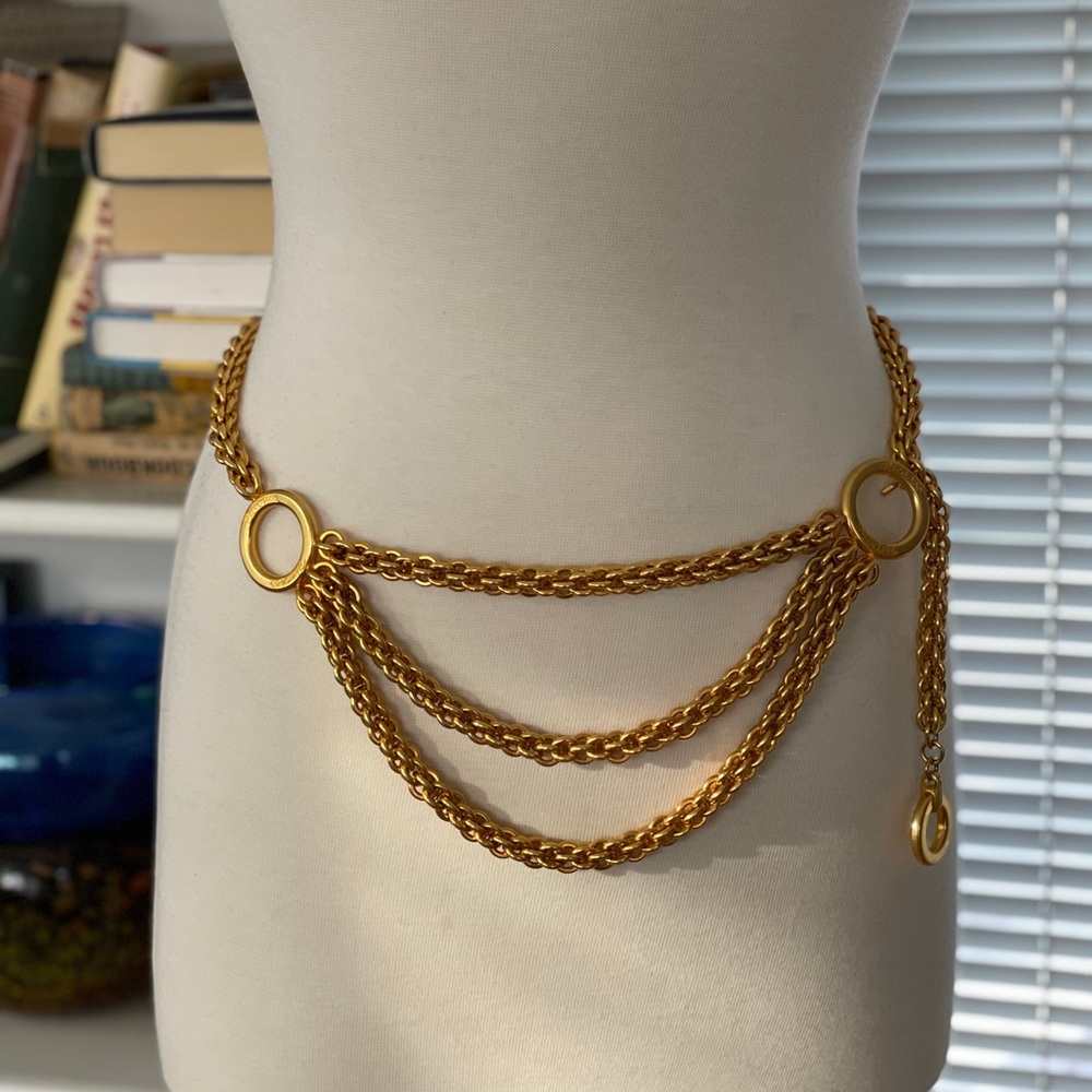 Vintage Paloma Picasso 3 chain belt